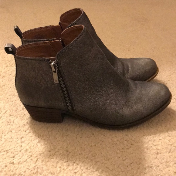 Lucky Brand Shoes - Lucky Brand silver boots size 8